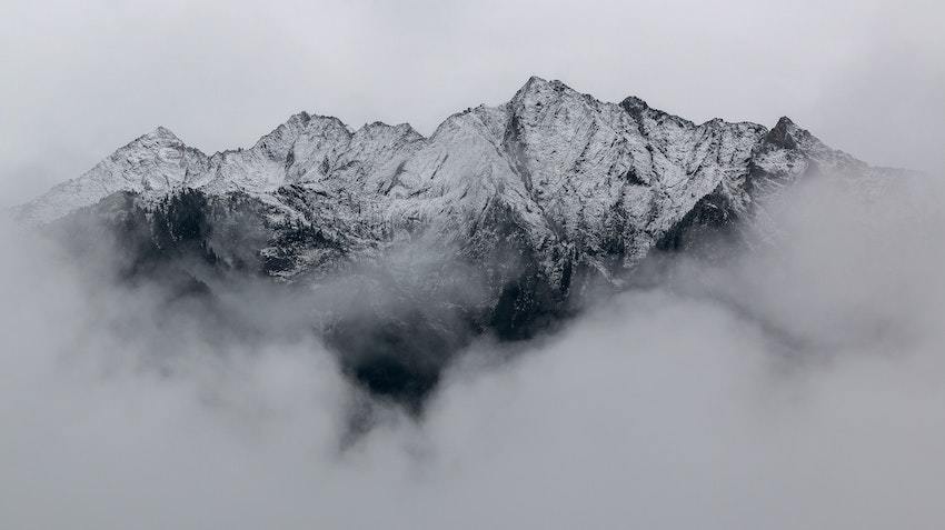 A mountainous horizon, symbolizing the obstacles of a venture capital term sheet
