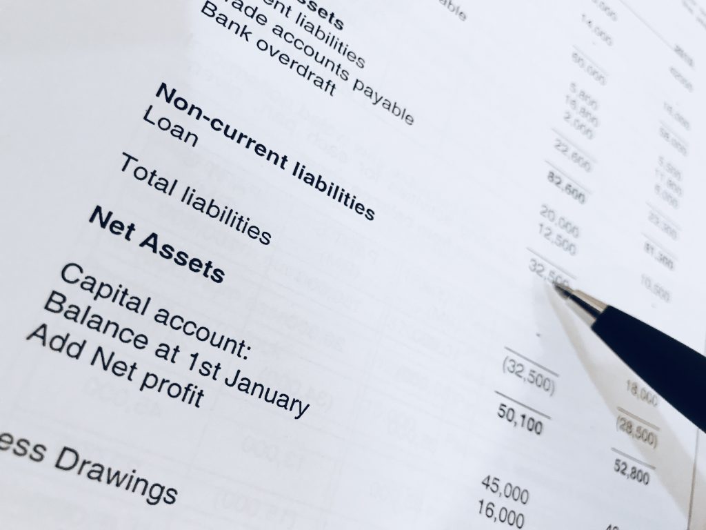 balance sheet